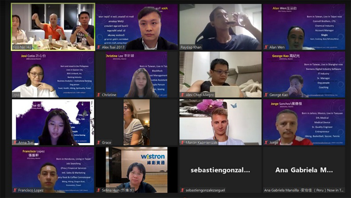 IMBA校友會Hybrid相聚　暢談疫情對各國產業及生活影響